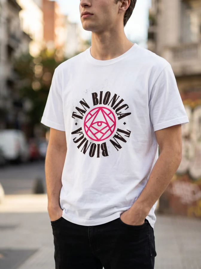 Remera TB Circulo Blanca