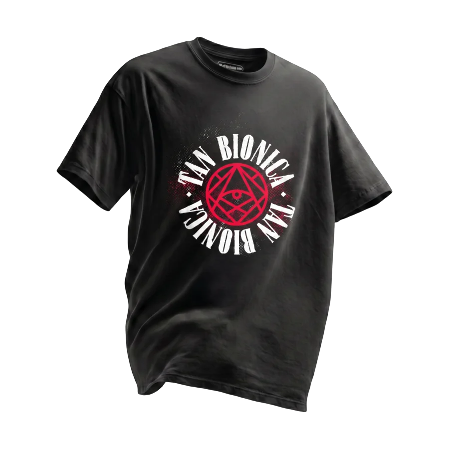 Remera TB Circulo Negra